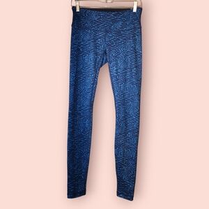 Lululemon Wunder Under Pant III Samba Snake Kayak Blue Hero Blue Women's 6